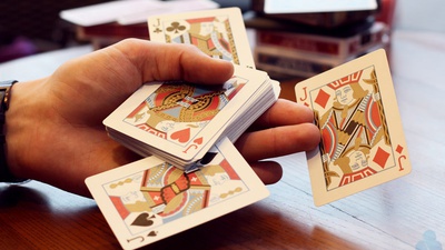 Titanium playing online cards