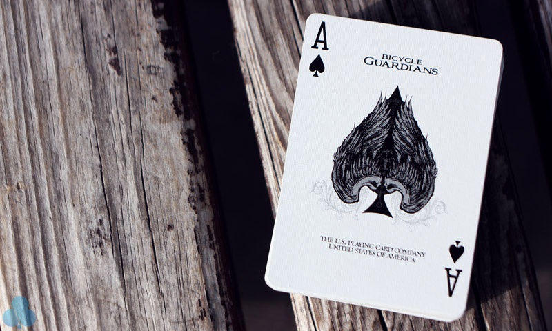 Deck Bicycle Guardians Playing Cards by Theory11 Black Magic Cardistry