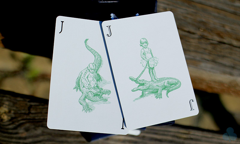 Metallic Green Gatorbacks • Buy playing cards & magic props