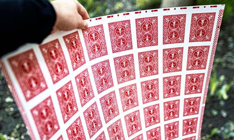 Bicycle uncut sheet sale